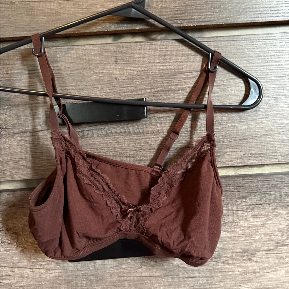 Auden Chocolate Lace Bralette